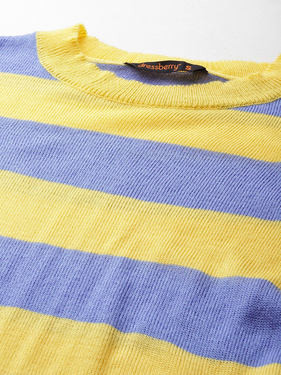 DressBerry Acrylic Striped Pullover