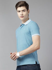 Park Avenue Printed Polo Collar Slim Fit T-shirt