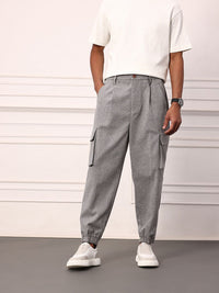 Mr Bowerbird Men Oversized Fit Pleated Cargos