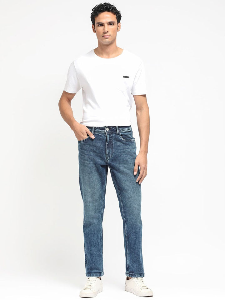 RARE RABBIT Men Polin Regular Fit Cotton Jeans