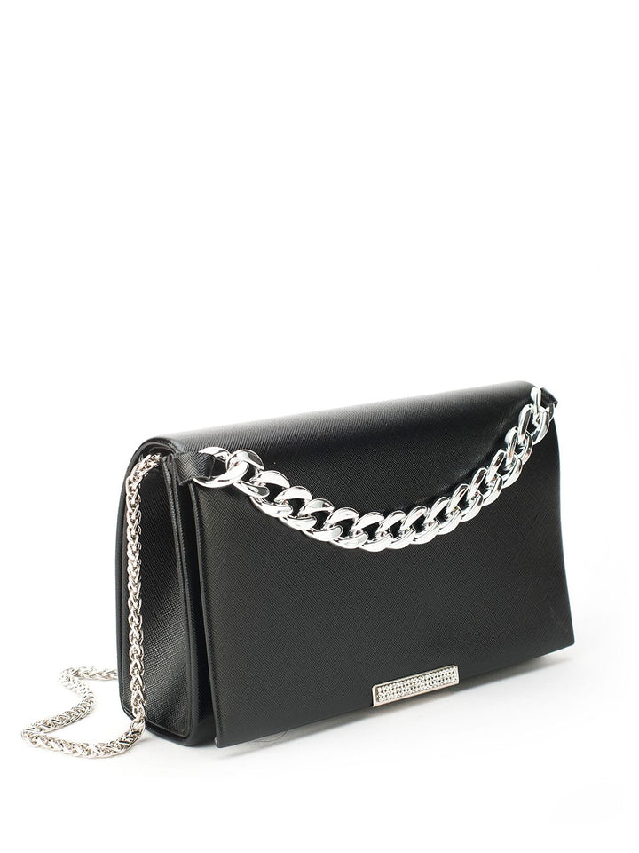 Lino Perros Purse Clutch with Link Chain Detail
