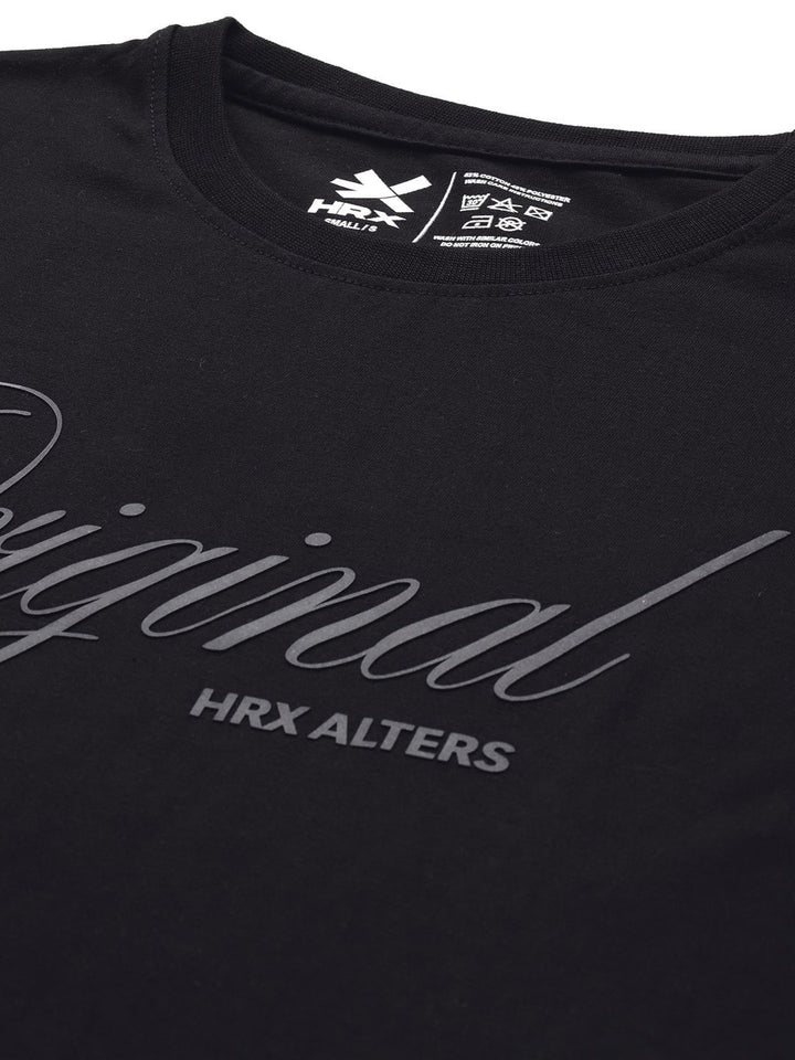 HRX by Hrithik Roshan Typography Printed T-shirt