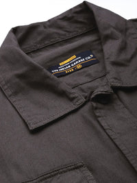 The Indian Garage Co Pure Cotton Slim Fit Double Flap Pocket Casual Shirt