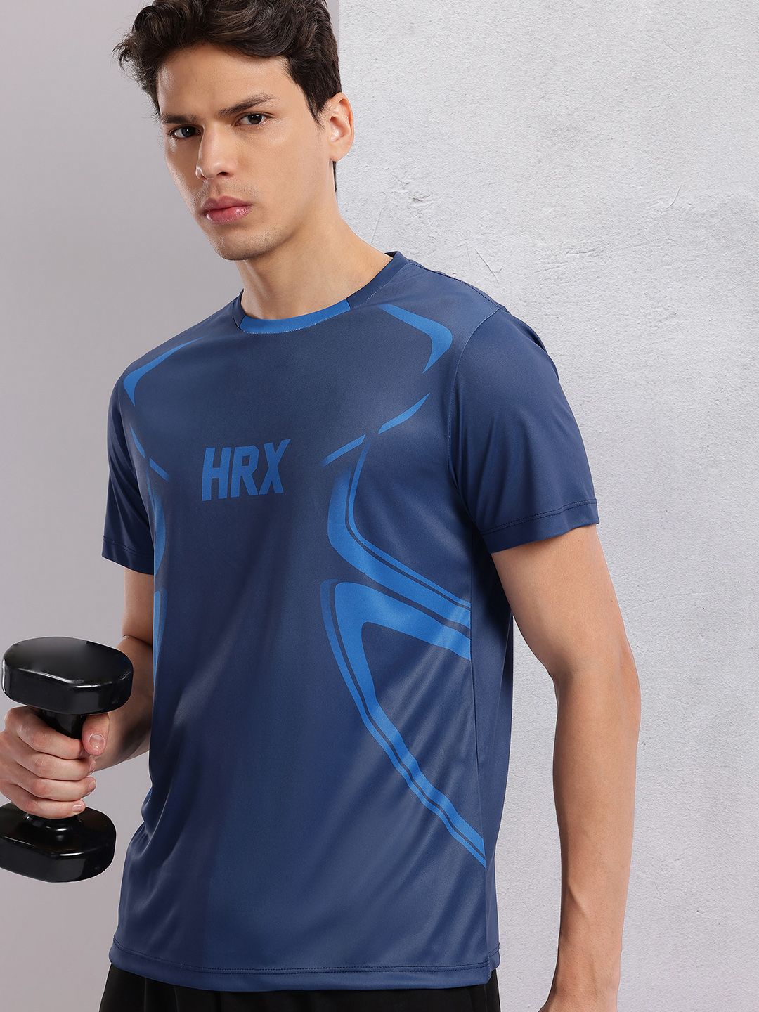 HRX by Hrithik Roshan Brand Logo Print Lifestyle T-shirt