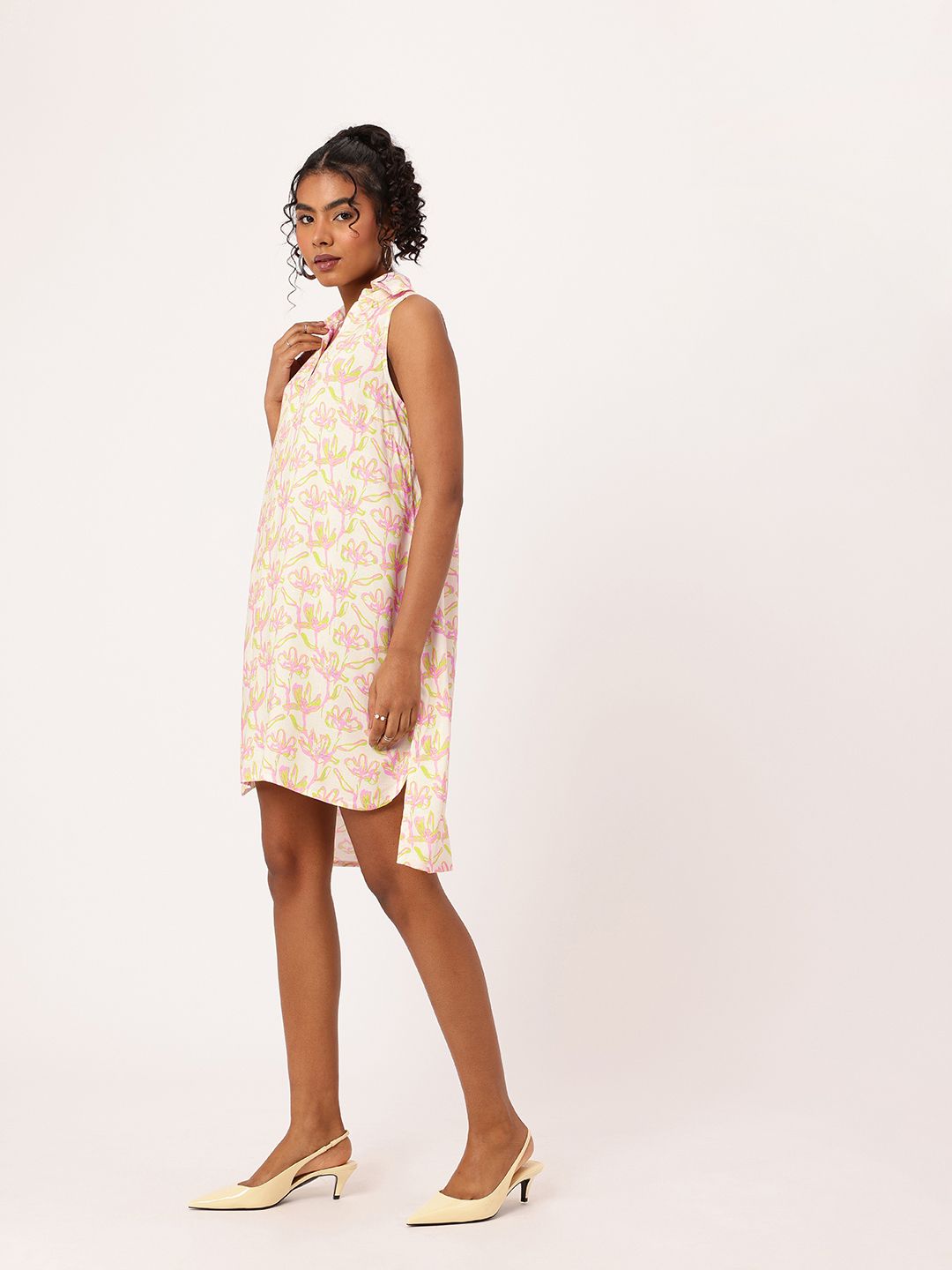 DressBerry Straight-up Vintage Retro Chic With A Floral Twist A-Line Dress