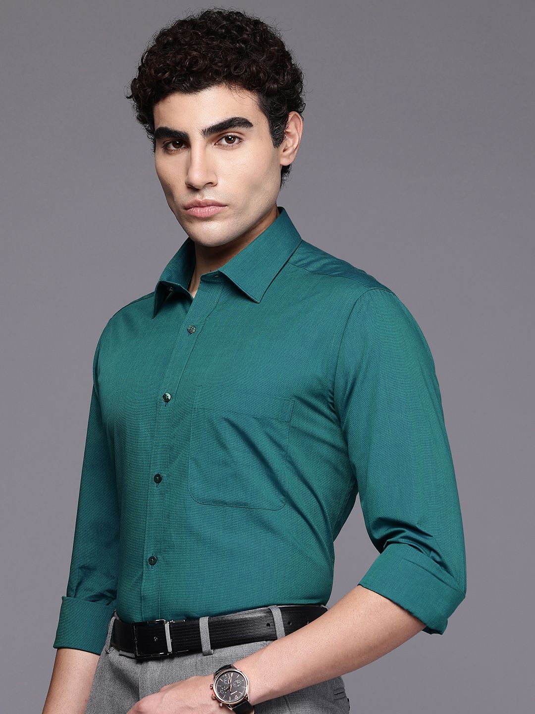 Raymond Pure Cotton Slim Fit Formal Shirt