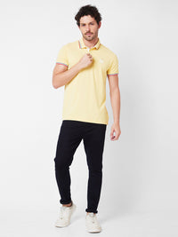 SPYKAR Polo Collar Cotton Slim Fit T-shirt