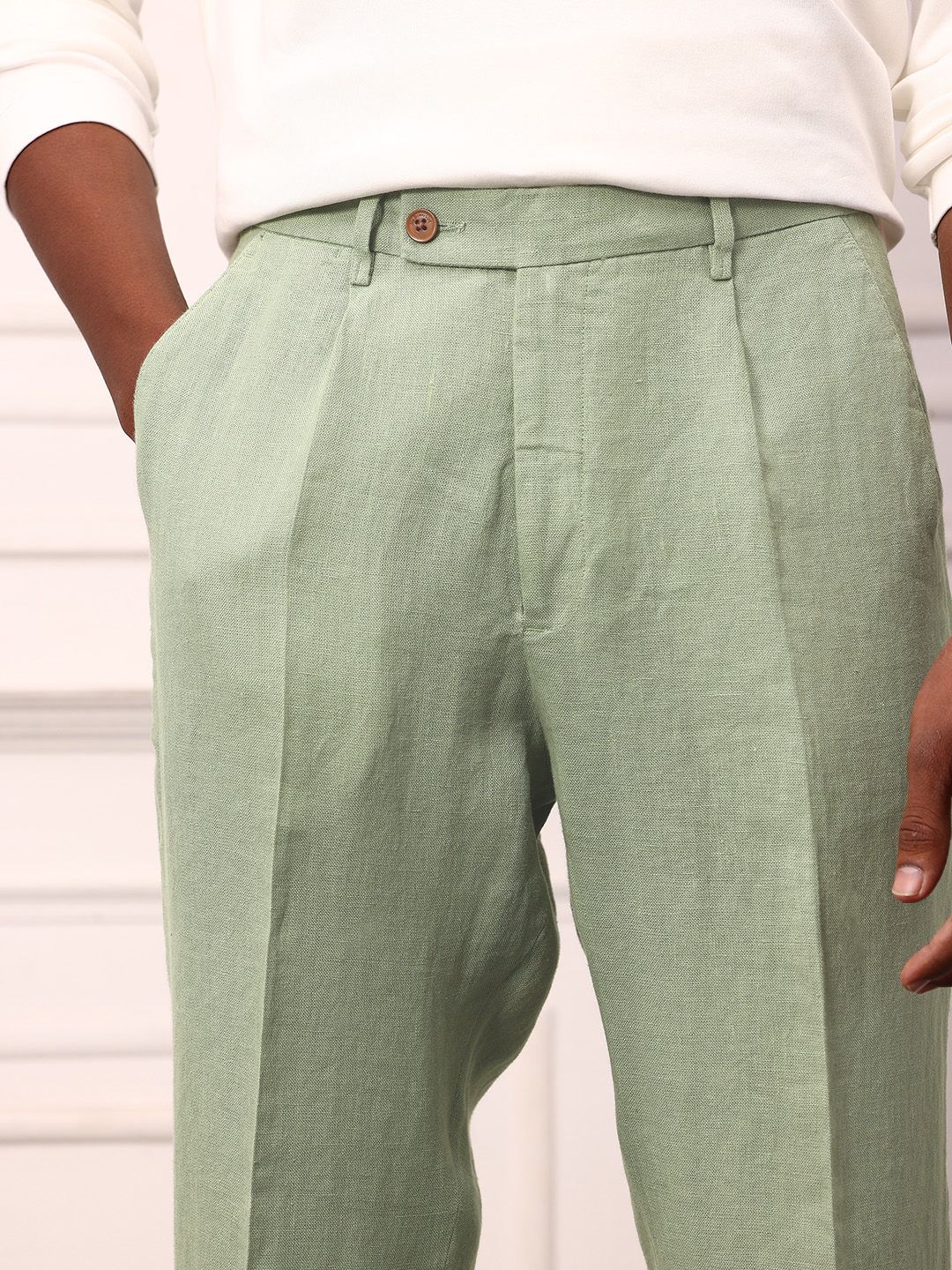 Mr Bowerbird Men Regular Fit Trousers