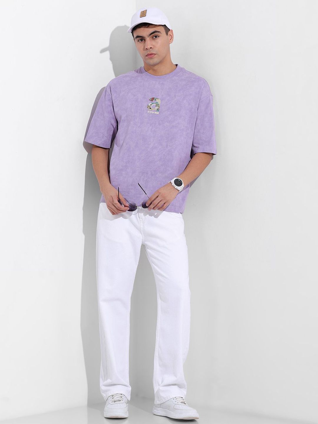 The Indian Garage Co Men Relaxed Fit Mid-Rise Cotton Jeans