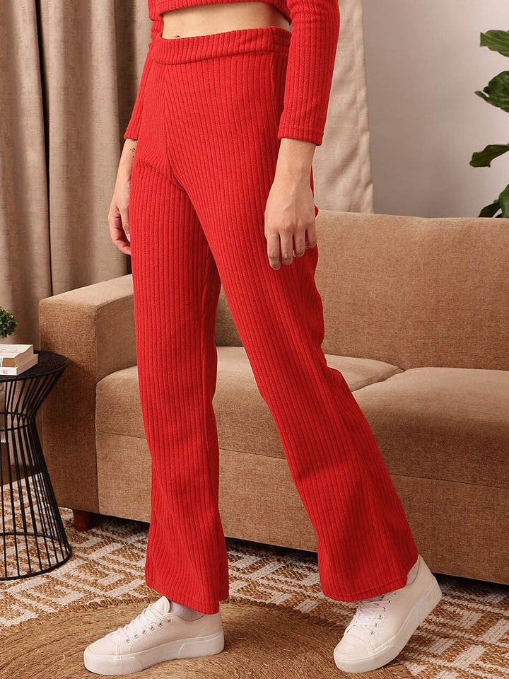 STREET 9 BASICS Women Relaxed Bootcut Trousers