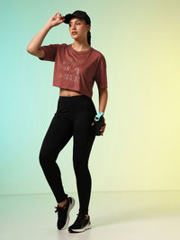 HRX by Hrithik Roshan Brand Logo Printed Training T-shirt