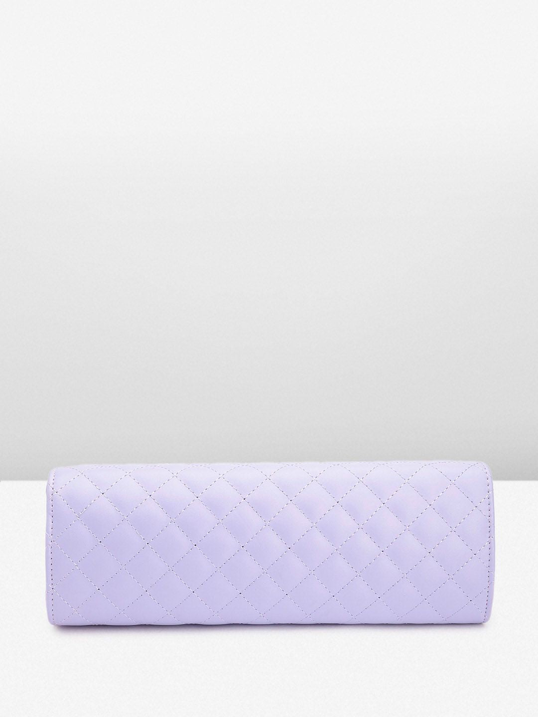 Lino Perros Structured Handheld Bag with Quilted Detail