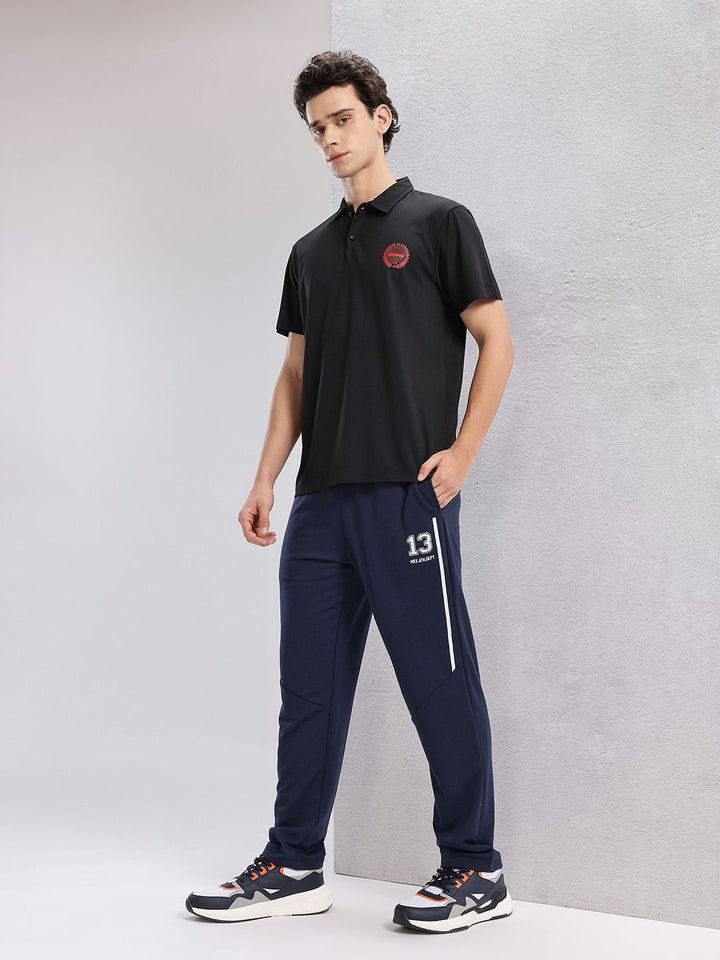 HRX by Hrithik Roshan Men Printed Panelled Track Pants