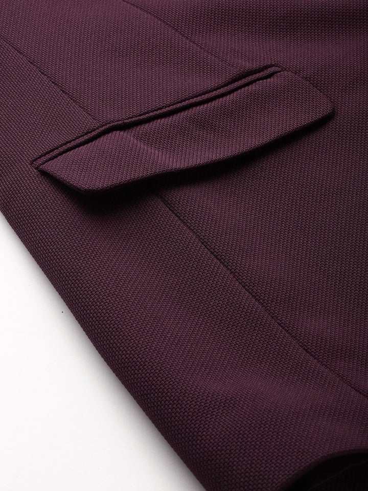 Park Avenue Notched Lapel Collar Single Breasted Formal Blazer