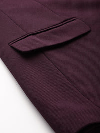 Park Avenue Notched Lapel Collar Single Breasted Formal Blazer