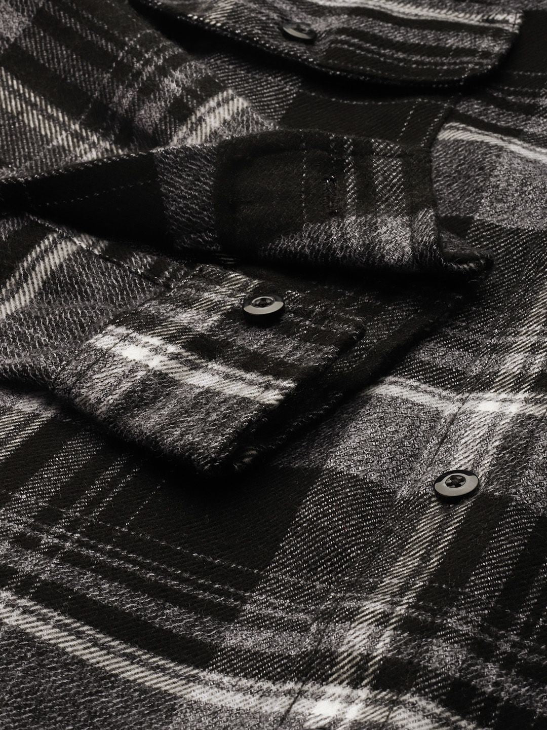The Indian Garage Co Slim Fit Checked Pure Cotton Casual Shirt