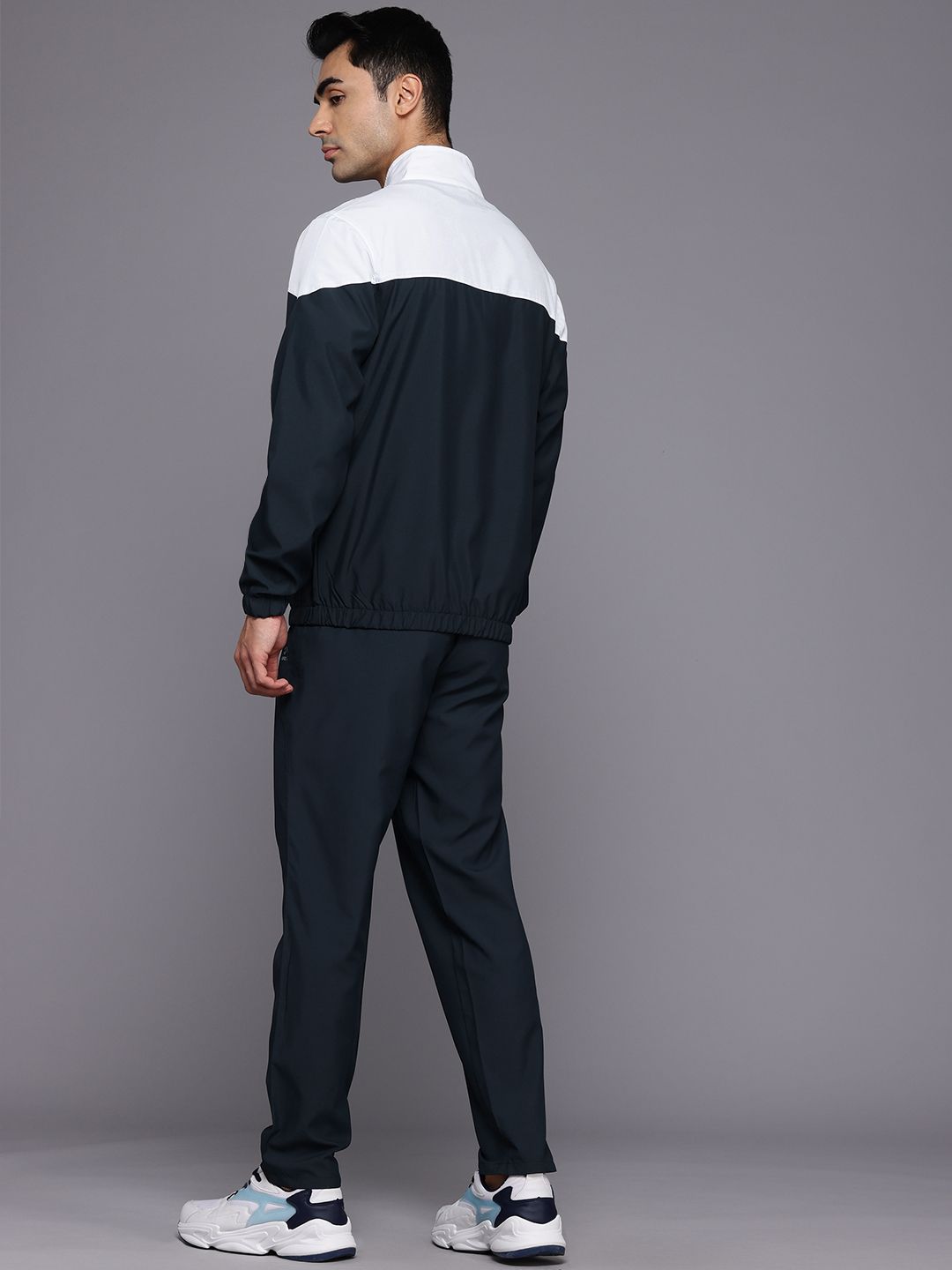 HRX by Hrithik Roshan Men Rapid-Dry Colourblocked Running Tracksuit