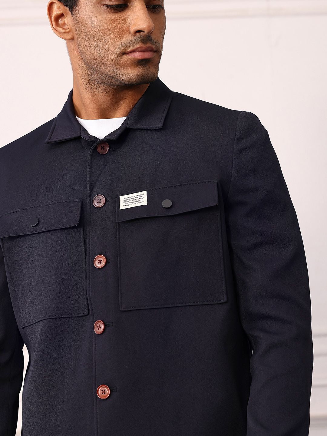 Mr Bowerbird Double Pocket Resort Collar Tailored Jacket