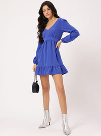 DressBerry Ruffle Dreams Flounce Mini Dress