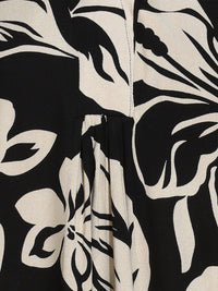 KALINI Floral Printed V-Neck Tunic with Palazzo Co-Ords