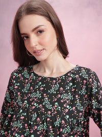 DressBerry Floral Print Empire Top