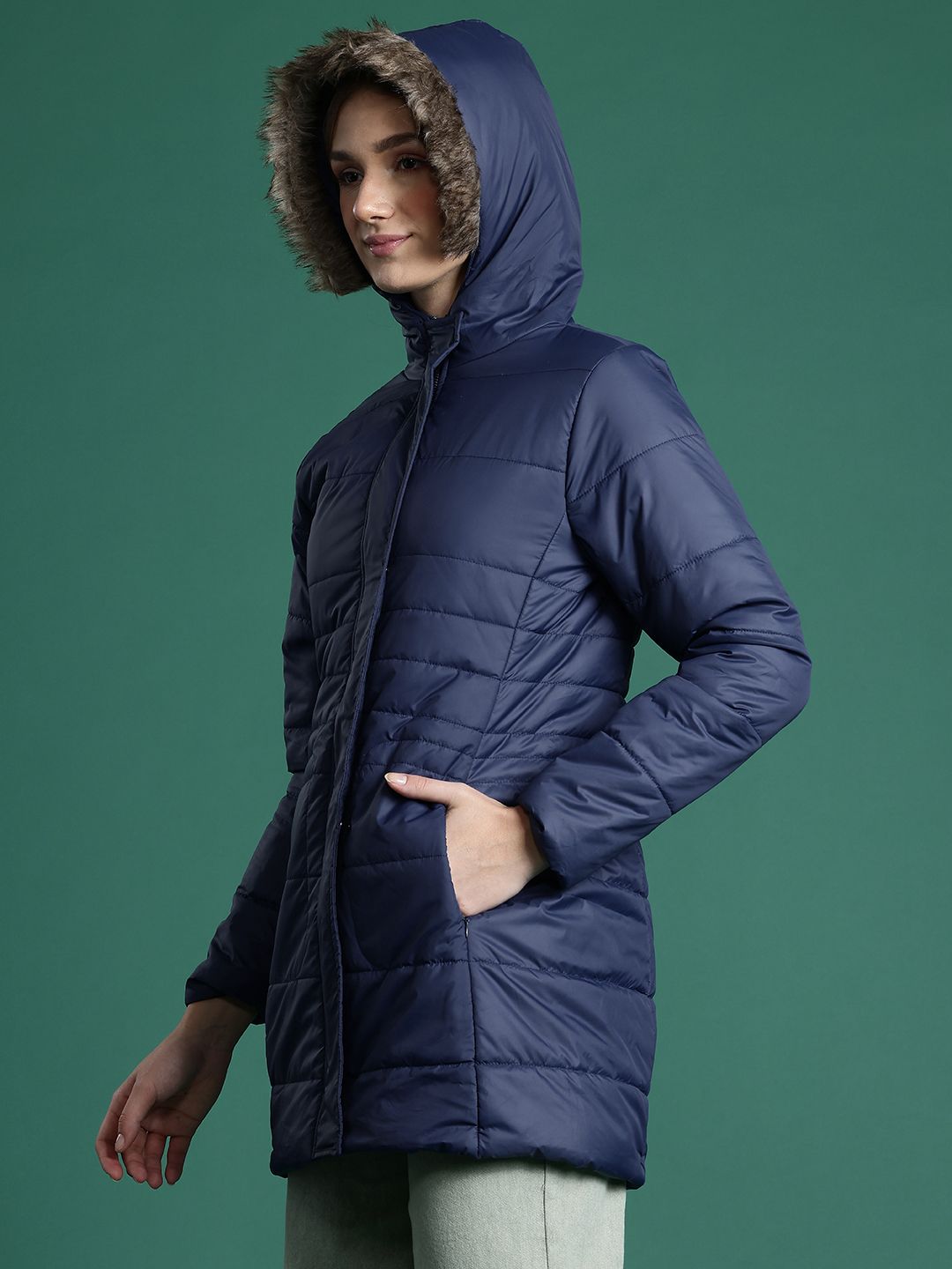 DressBerry Hooded Quilted Jacket