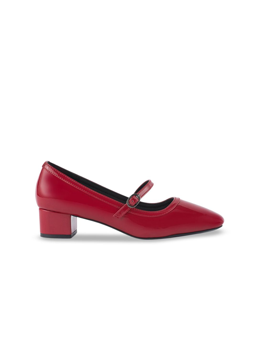 Lino Perros Solid Block Heel Pumps
