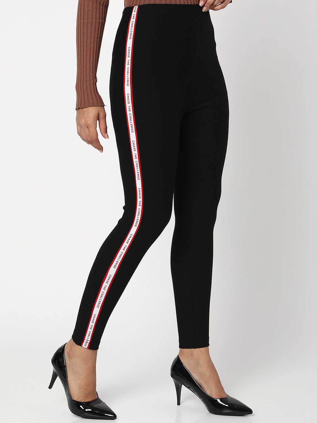 SPYKAR Women Black Solid Track Pant