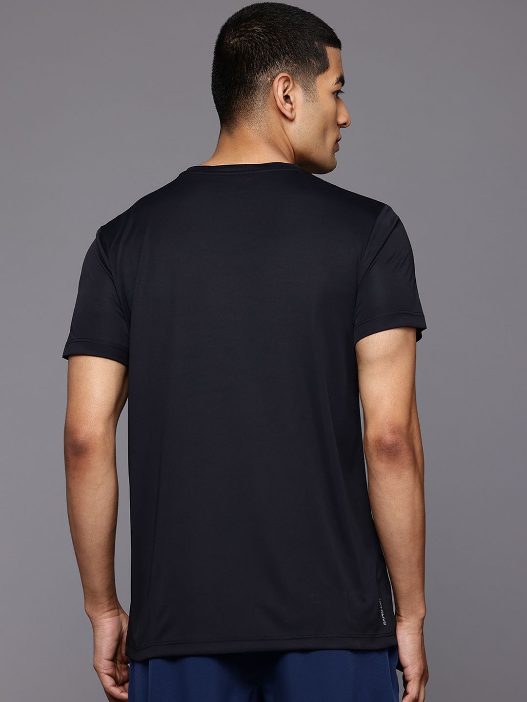 HRX by Hrithik Roshan Typography Printed Rapid-Dry Training T-shirt