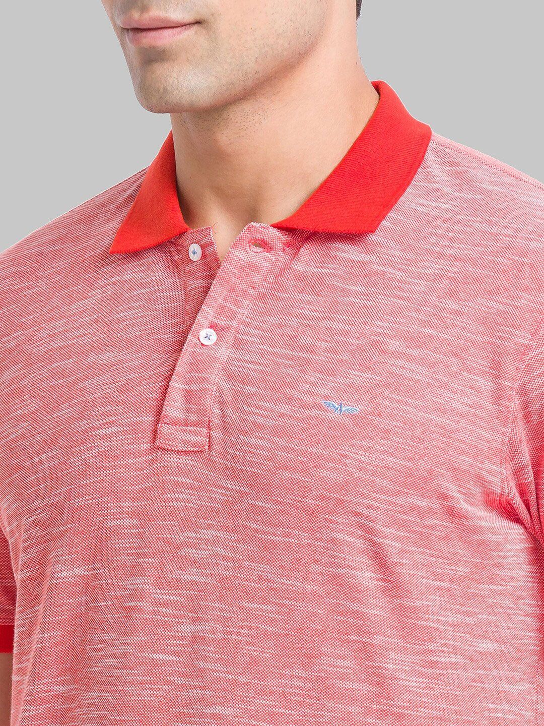 Park Avenue Polo Collar Short Sleeves Slim Fit T-shirt