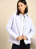 all about you Women Faux Fur Quilted Jacket