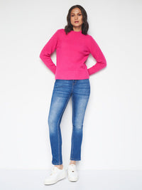 AND Self Design High Neck Top