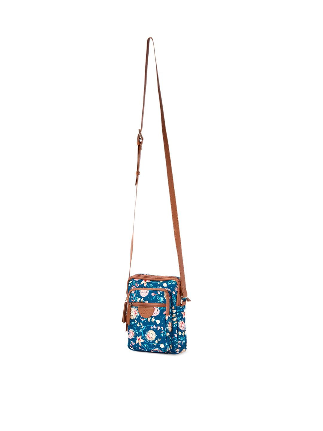 TEAL BY CHUMBAK Printed Sling Bag