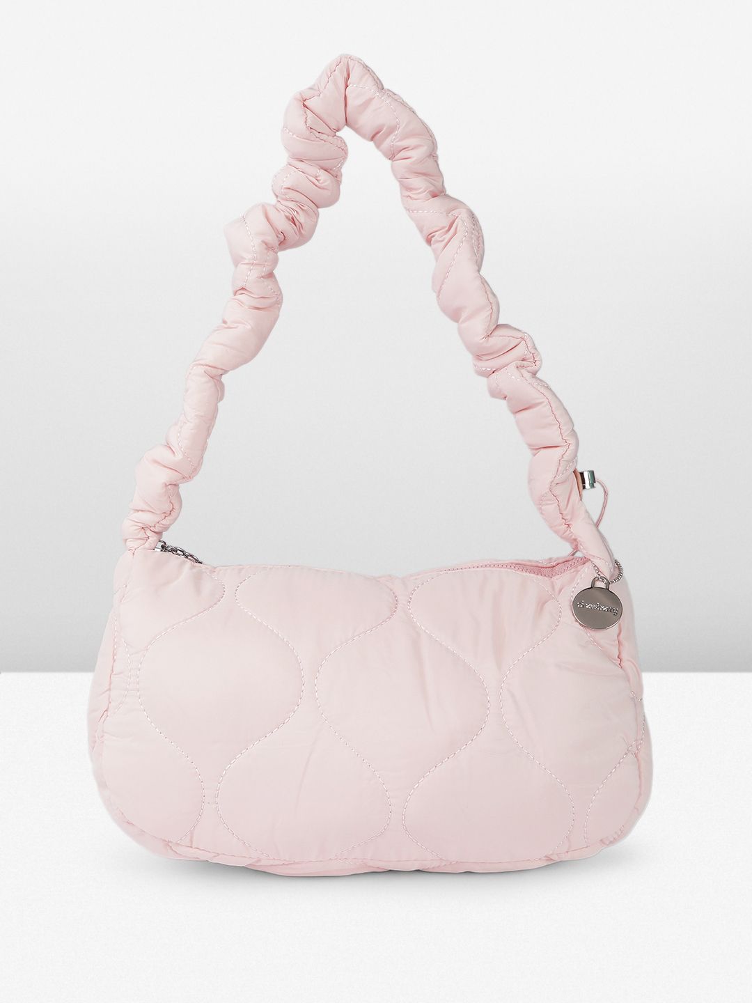 DressBerry Structured Quilted Shoulder Bag