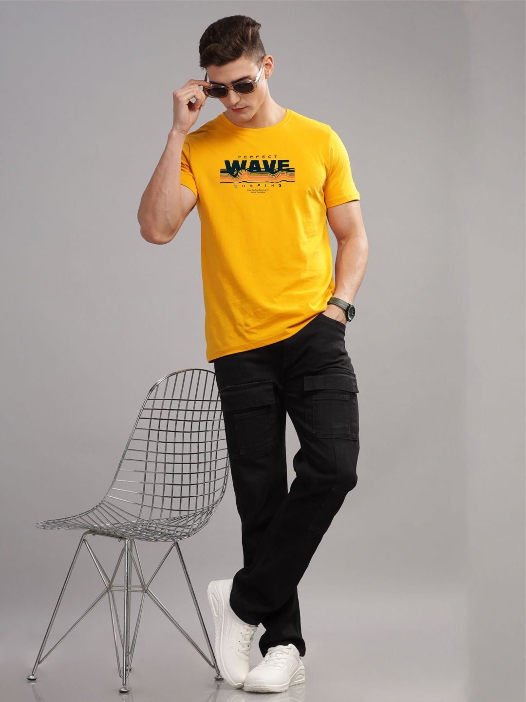 ADRO Men Printed T-shirt