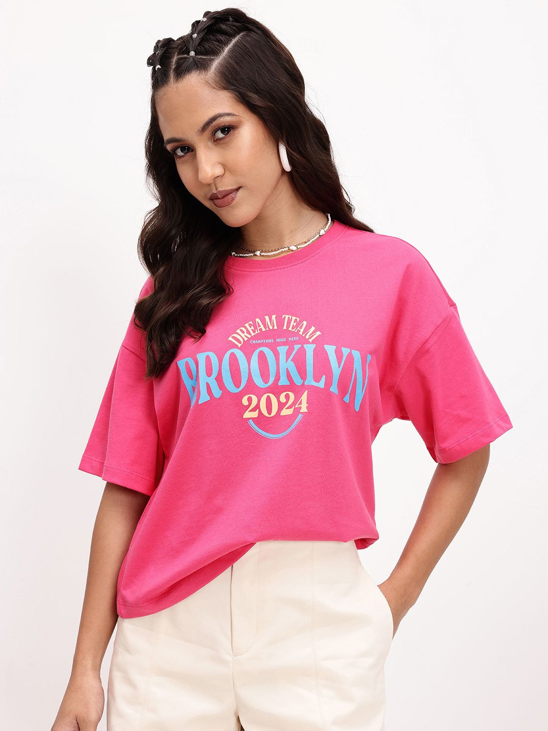 DressBerry Brooklyn Vibe Printed T-Shirt