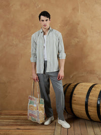 Stripes Oversized Casual Shirt