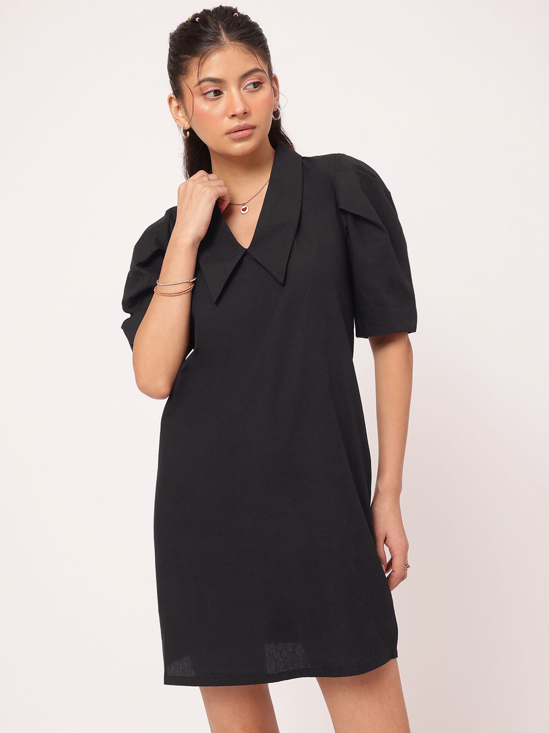 DressBerry Chic & Cheery Sheath Mini Dress