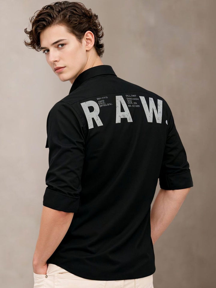 ADRO Classic Printed Cotton Twill Cargo Shirt