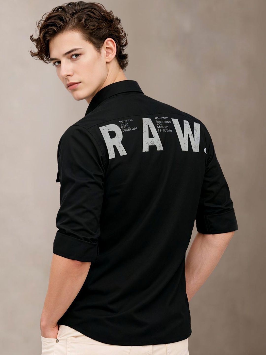ADRO Classic Printed Cotton Twill Cargo Shirt