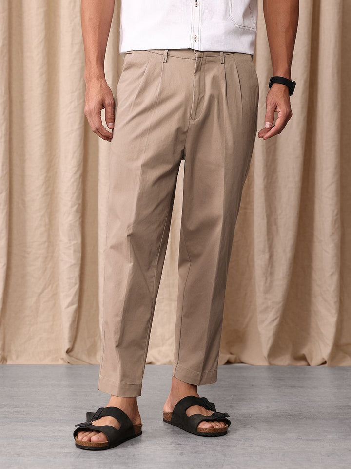 Mr Bowerbird Men Oversized Elephant Ankle Pleated Trousers