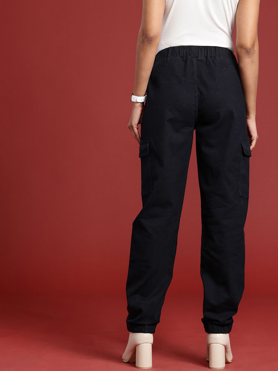 all about you Women Elasticated Stretchable Straight Fit Jogger