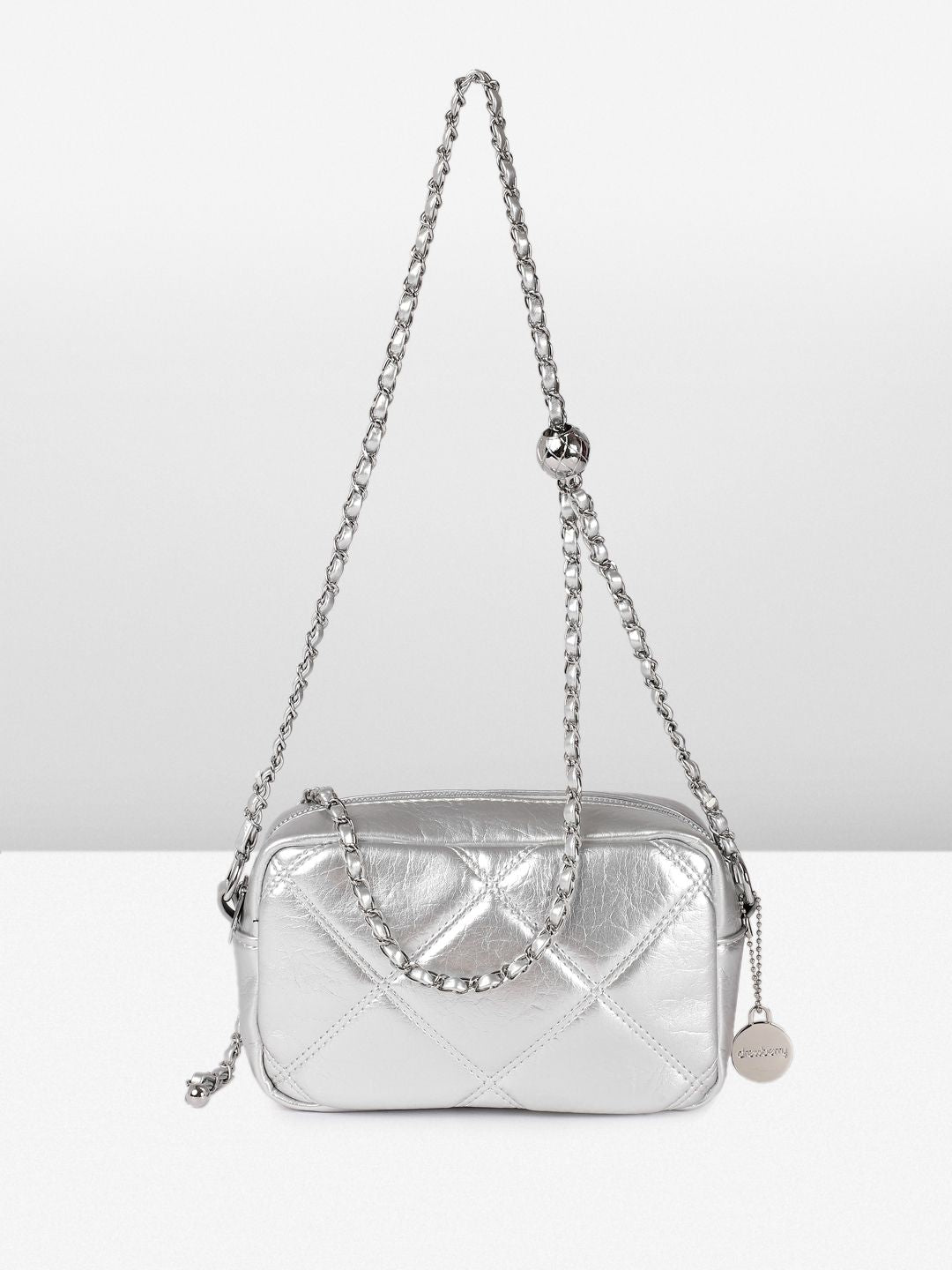 DressBerry Quilted Shoulder Bag with Adjustable Strap