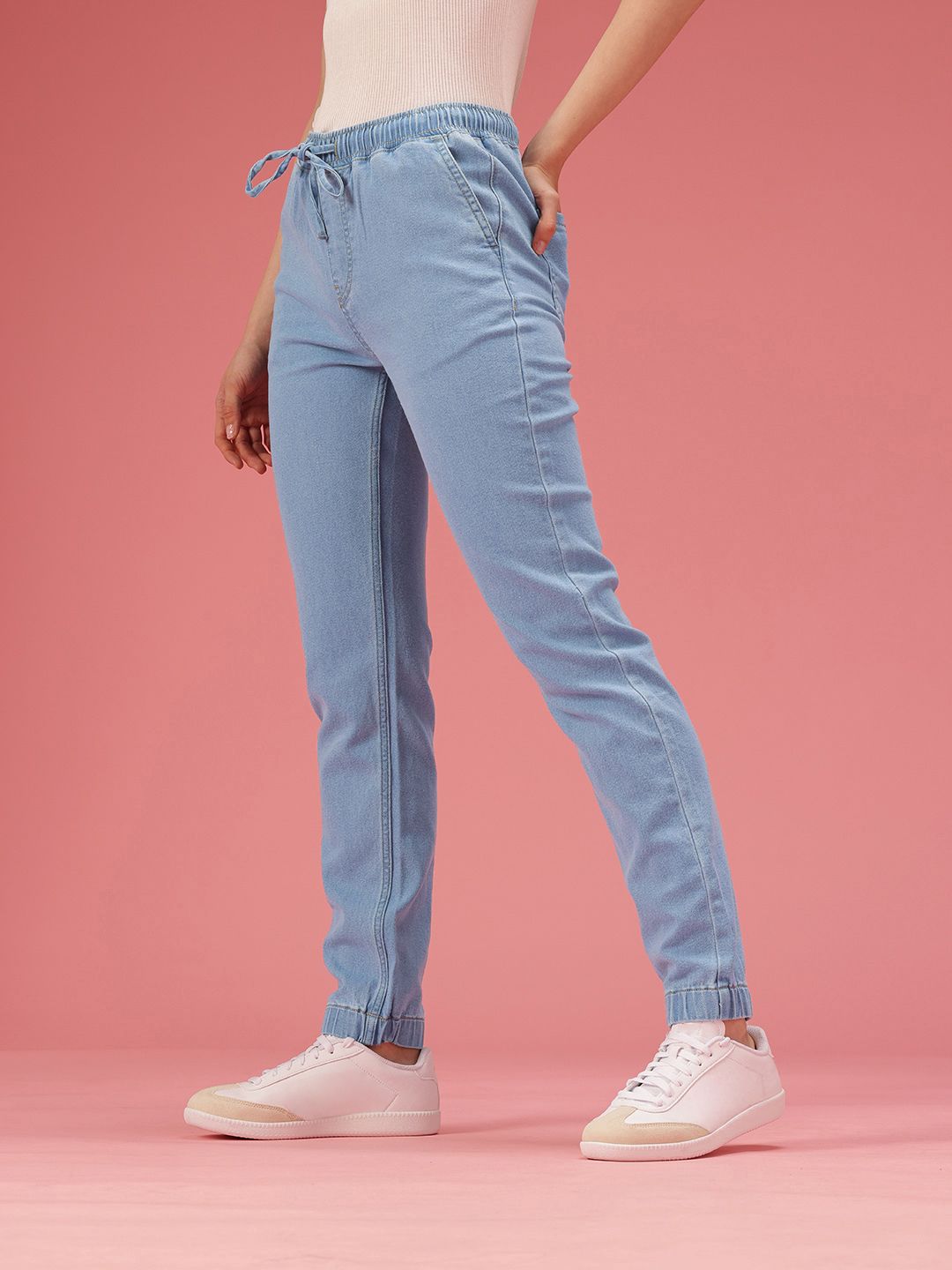 DressBerry Women Jogger High-Rise Stretchable Jeans