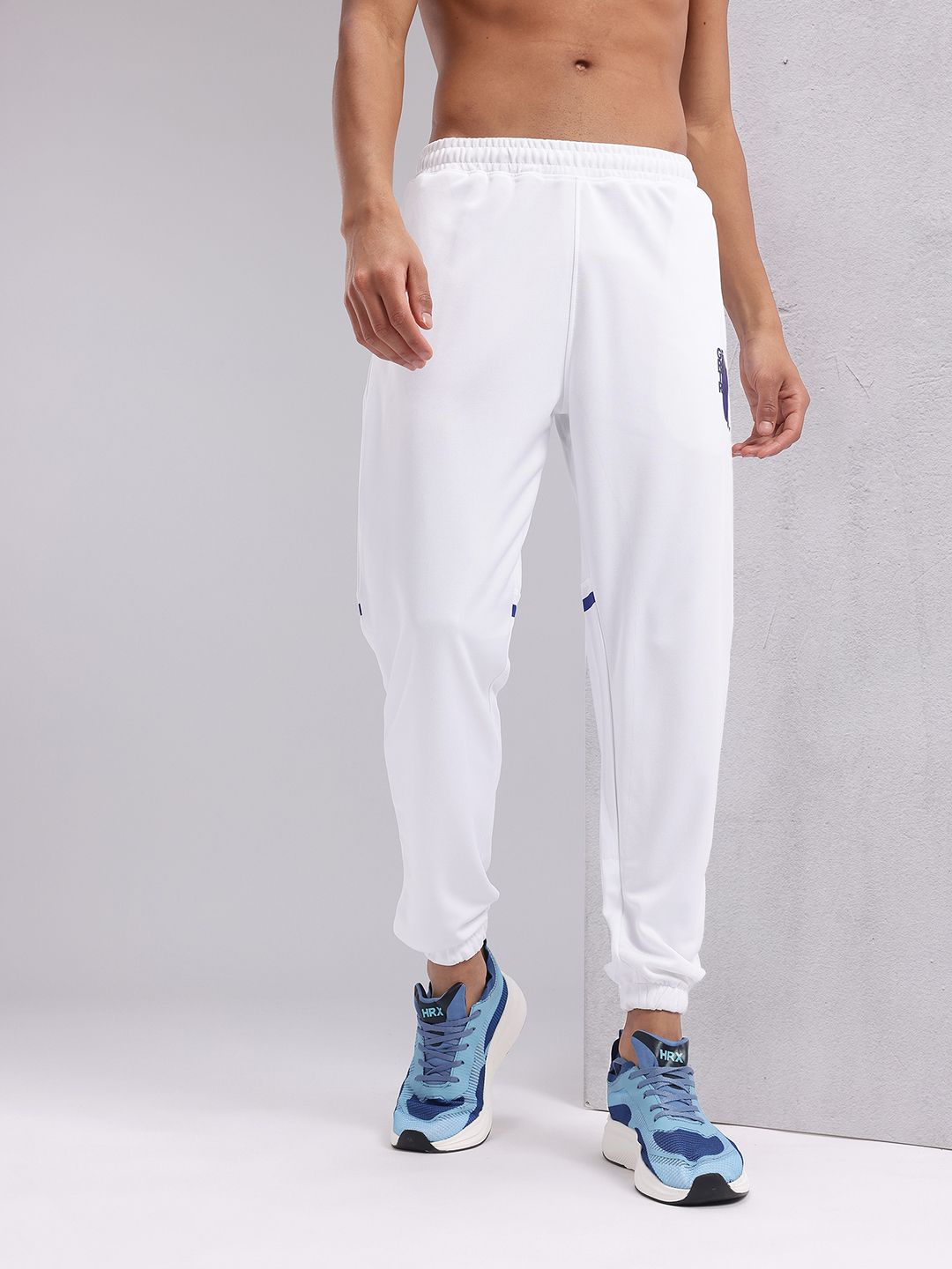 HRX by Hrithik Roshan Men Mid-Rise Brand Logo Print Rapid-Dry Running Joggers