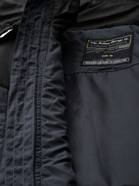 The Indian Garage Co Men Colourblock Zip-Front Slim Fit Bomber Jacket with Detachable Hood