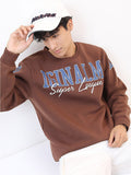 HIGHLANDER Men Brown Printed Sweatshirt