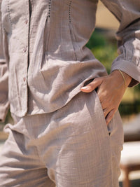 SANSKRUTIHOMES V-Neck Pure Cotton Night suit