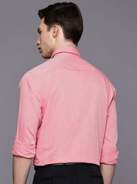 Raymond Pure Cotton Self Design Slim Fit Formal Shirt