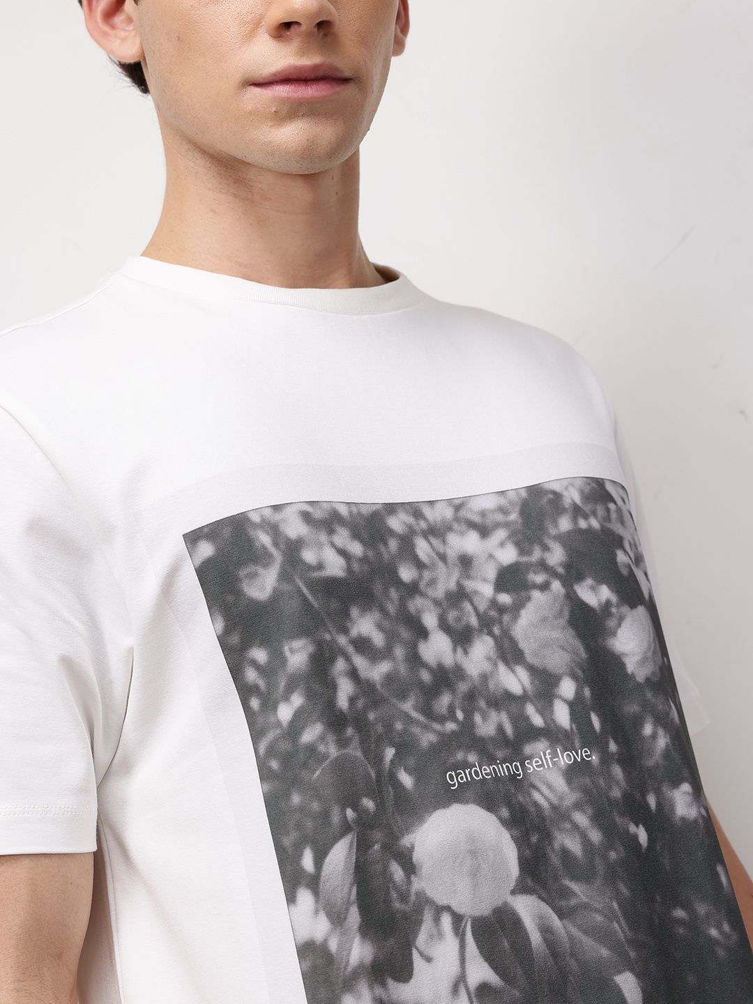 ether Men Grower Floral Printed Comfort Fit T-shirt
